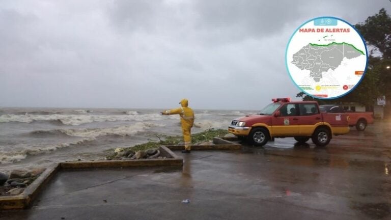 Extienden alerta verde en Islas de la Bahía y línea costera del Caribe