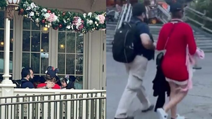 VIDEO| Luis Redondo disfrutó de un paseo navideño en Disneyland