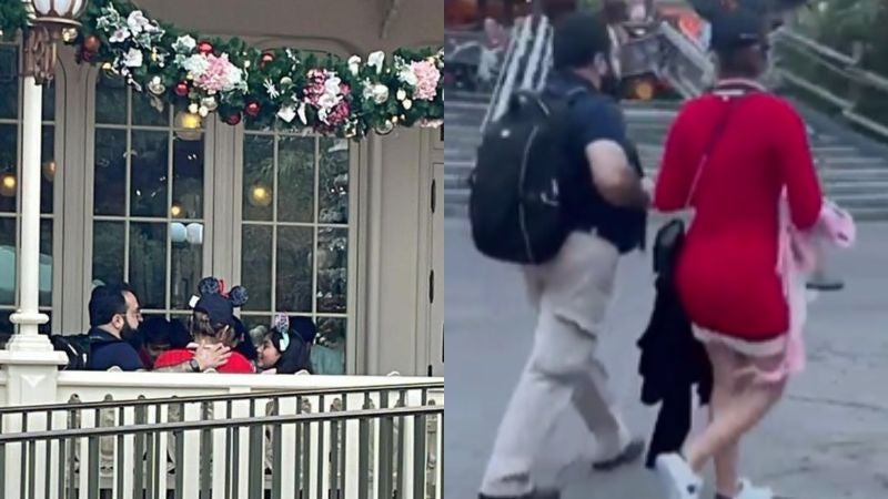 VIDEO| Luis Redondo disfrutó de un paseo navideño en Disneyland