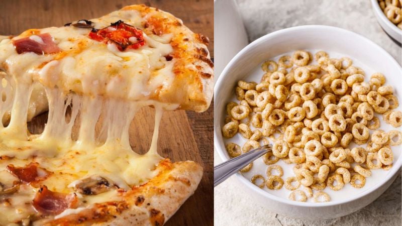 La pizza es más saludable que el cereal
