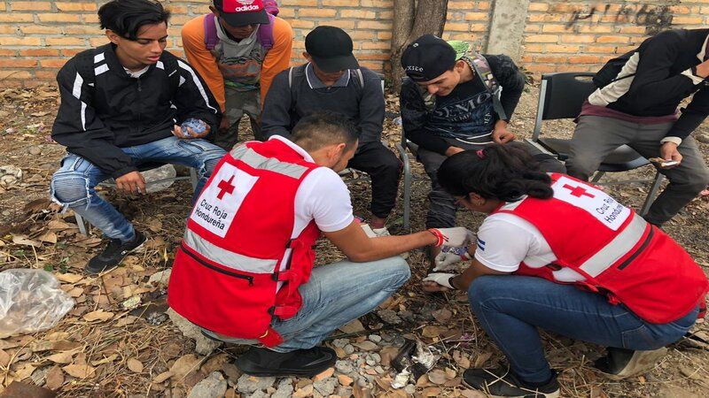 Unos 150 mil migrantes atendió la Cruz Roja en diferentes centros en Honduras