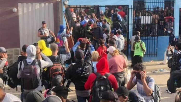 Migrantes cruzado Honduras 2023