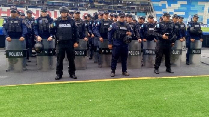 Listos cinco anillos de seguridad para el partido de repechaje entre Olimpia vs Real España