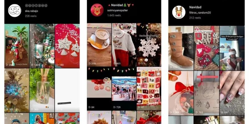 Seis filtros de navidad imperdibles en instagram y tiktok
