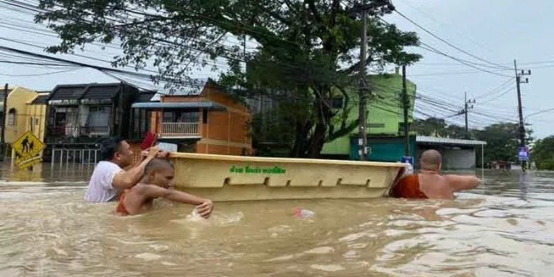 Al menos seis muertos en inundaciones en Tailandia