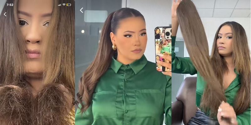 Entre lágrimas Alejandra Rubio lamenta que le quemaron el cabello