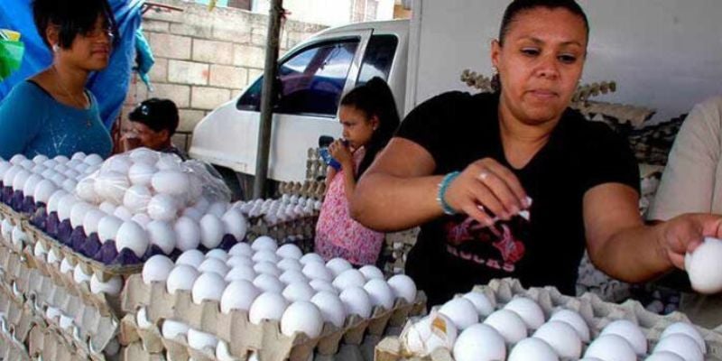 Piden congelar el precio de huevo; cartón vale L150 en mercados de TGU