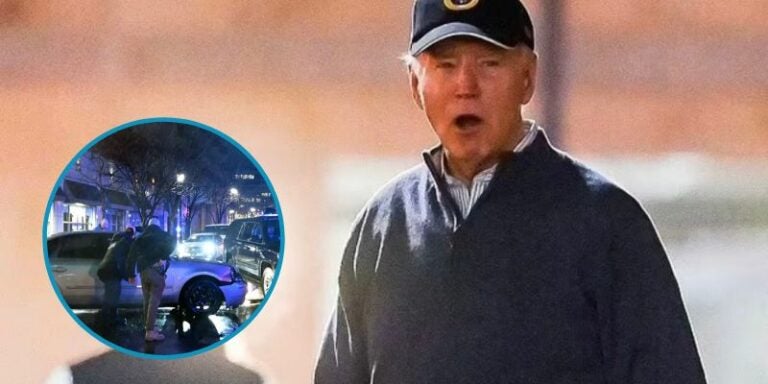 Biden resulta ileso tras choque contra su camioneta de seguridad