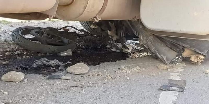 3 muertos deja accidente entre motocicleta y camión en Cortés