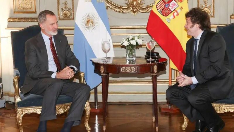 Rey Felipe llega Buenos Aires