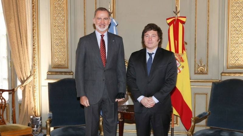 Rey Felipe llega Buenos Aires