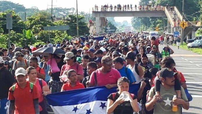 Migrantes caravana en esta Navidad