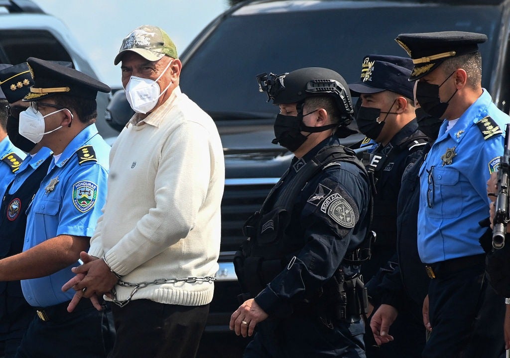 "El Tigre" Bonilla fue detenido en Honduras. 