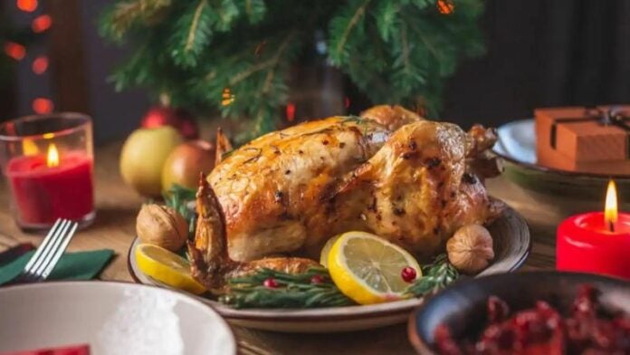 recetas con pollo para Navidad