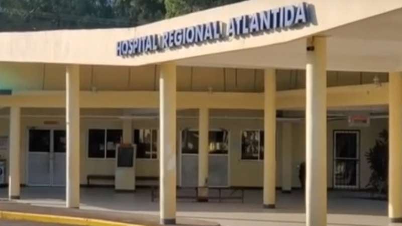 Menores quemados Hospital Atlántida