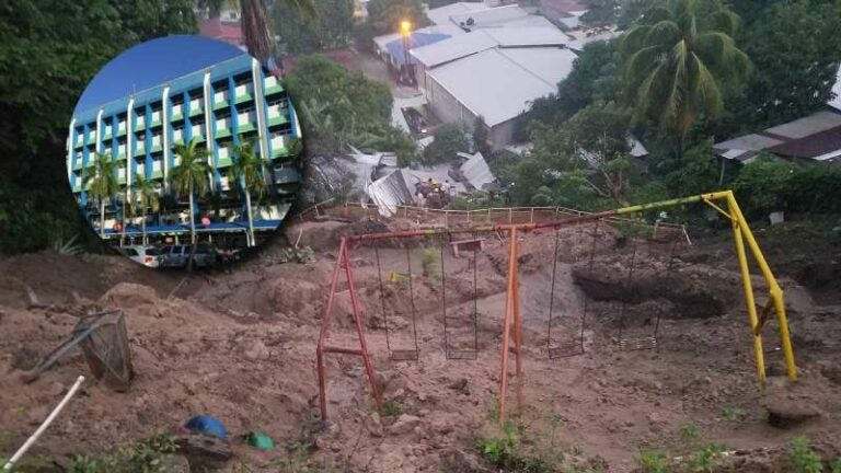 Sobrevivientes de derrumbe en Choloma