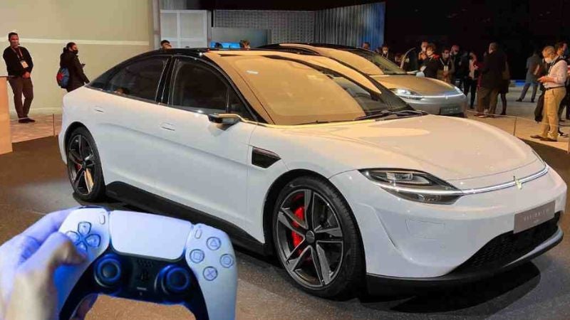 El nuevo auto eléctrico de Sony se puede conducir con una PlayStation 5