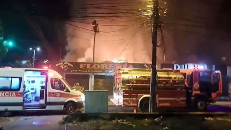 Incendio en discoteca de Ecuador