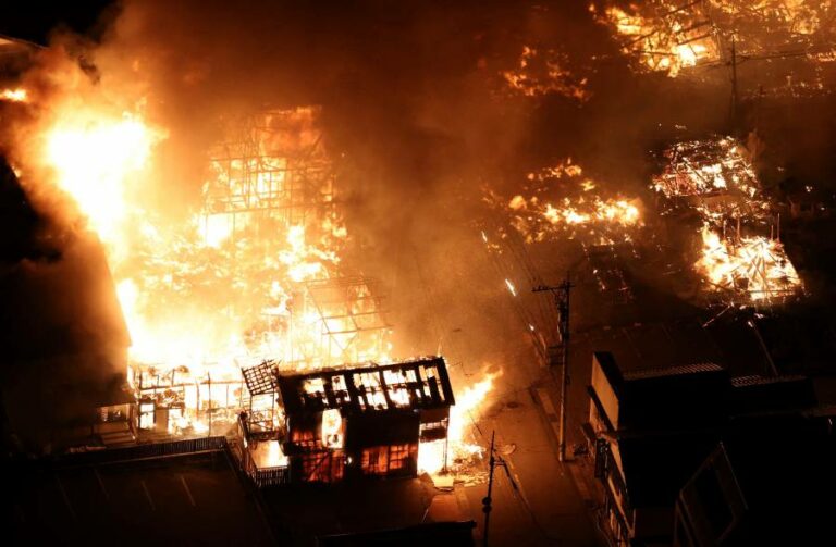 Incendio en China