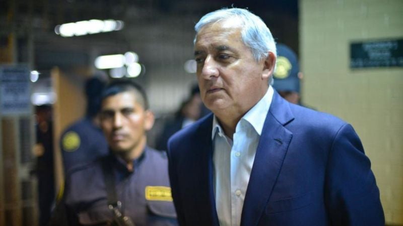 Expresidente de Guatemala Otto Pérez sale en libertad bajo fianza