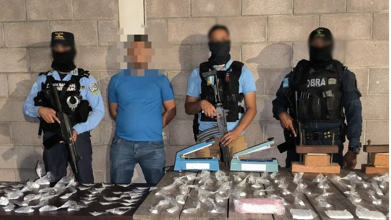 Capturan a olanchano con cocaína valorada en más de medio millón de lempiras