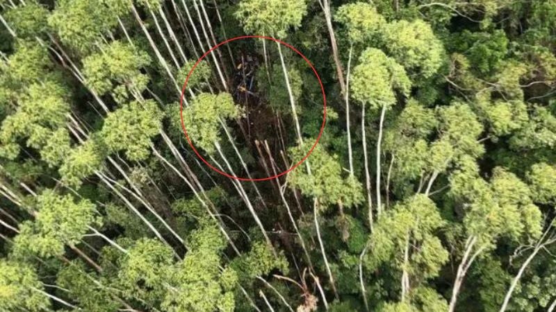 Hallan helicóptero desaparecido con 4 tripulantes muertos en Brasil