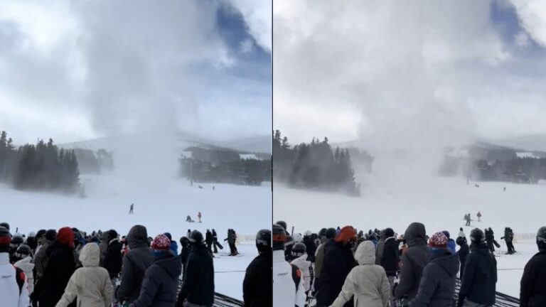 tornado de nieve en Colorado