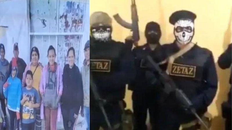 Familia hondureña secuestrada en México