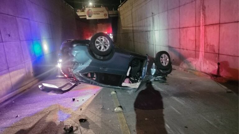 accidente en calle Los Alcaldes