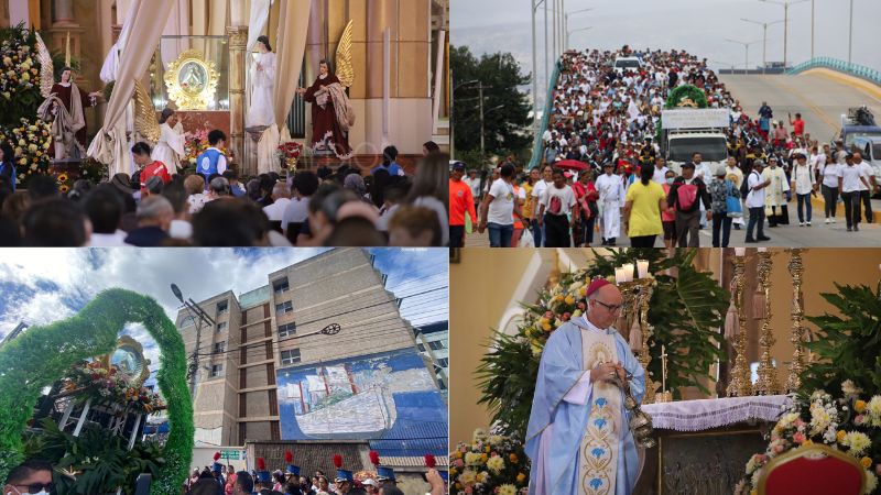 Galería | Católicos culminan peregrinaje a la Virgen de Suyapa