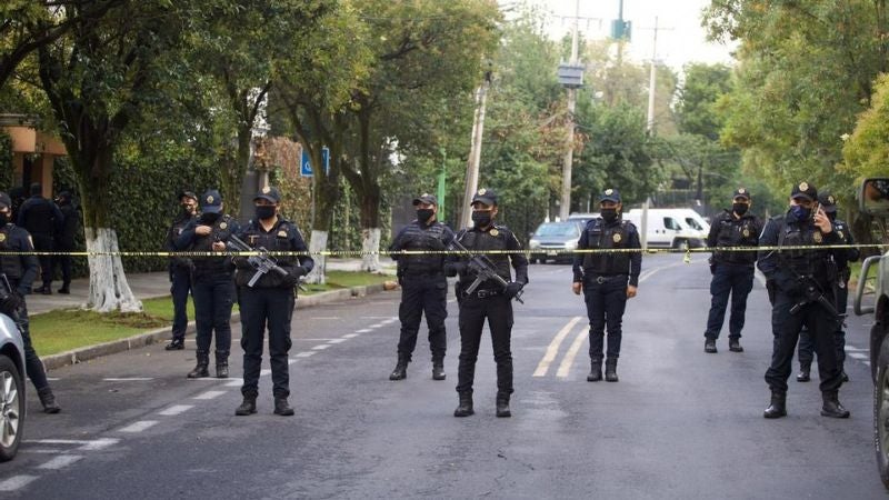 policías muertos en tiroteo en México
