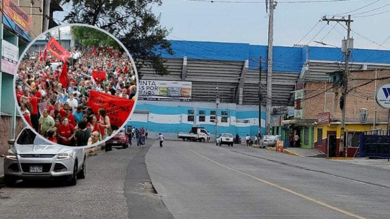 Calles cerradas por marcha de Libre