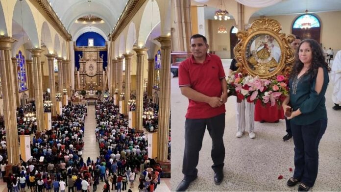 Feligreses de Danlí y Comayagua rinden tributo a la Virgen de Suyapa