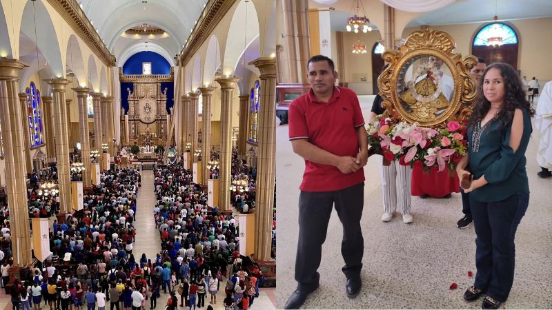 Feligreses de Danlí y Comayagua rinden tributo a la Virgen de Suyapa