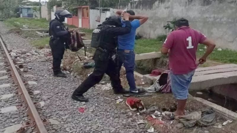 Capturan a grupo de hondureños supuestos miembros de la MS-19 en Veracruz, México