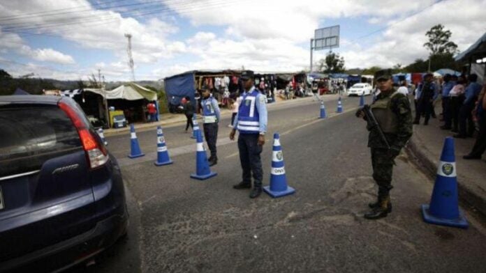 calles cerradas por la virgen de Suyapa