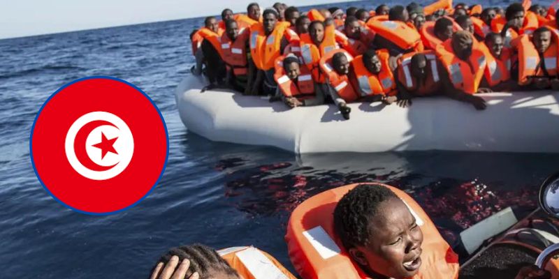 Migrantes intentaron llegar a Italia cruzando el mar Mediterráneo.