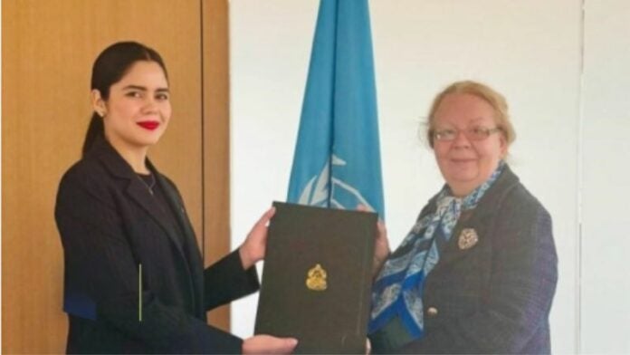 Nombran a Marcela Arias, hija de Rixi Moncada, representante de Honduras ante la ONU