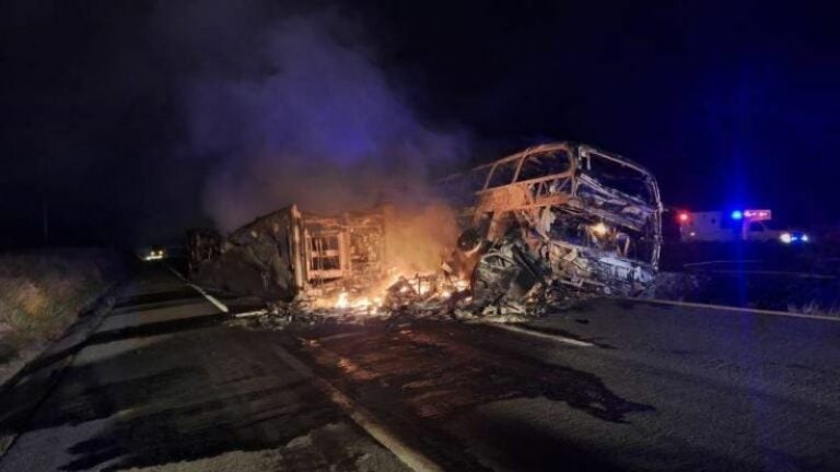 Choque autopista México