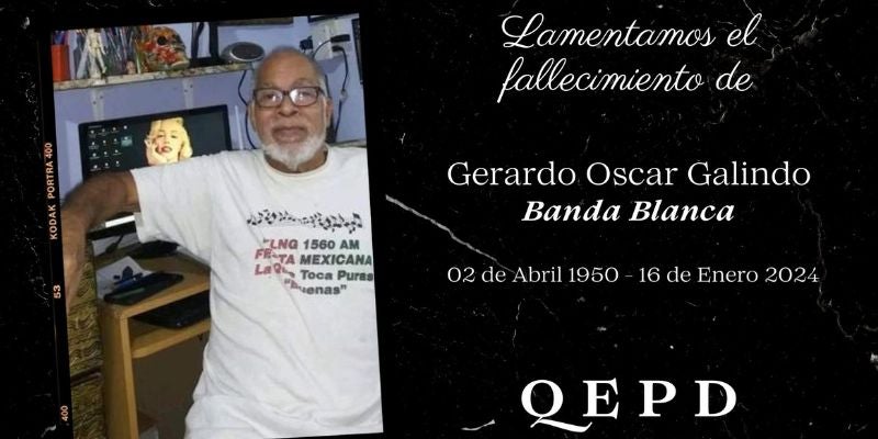 Pilo Tejeda confirma la muerte de su compañero en Banda Blanca, Oscar Galindo
