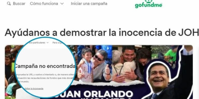 Cancelan campaña Gofoundme a favor de JOH