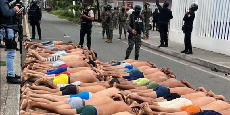 Detienen a 68 sujetos en Ecuador que intentaron tomarse un hospital
