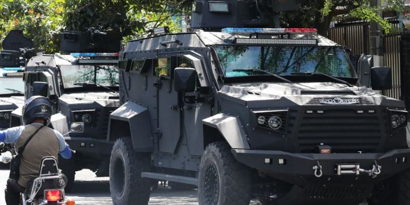 Llegan a Honduras los vehículos policiales 