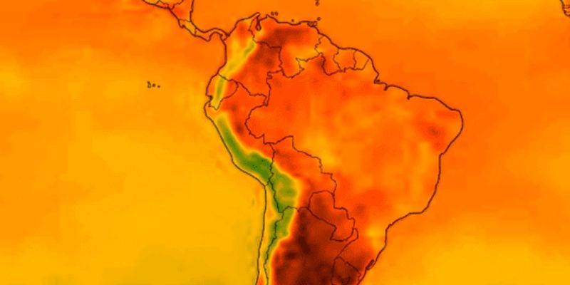 Ola de calor afecta América Latina: países más afectados