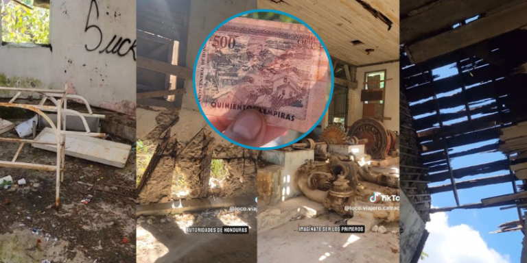 Denuncial total abandono del histórico pueblo San Juancito plasmado en el billete de L500