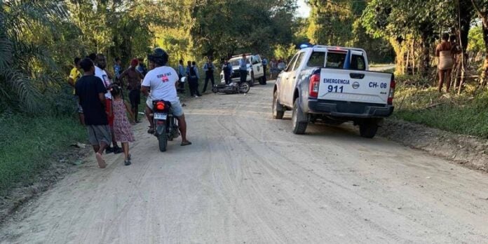 Policía muerto en Tela