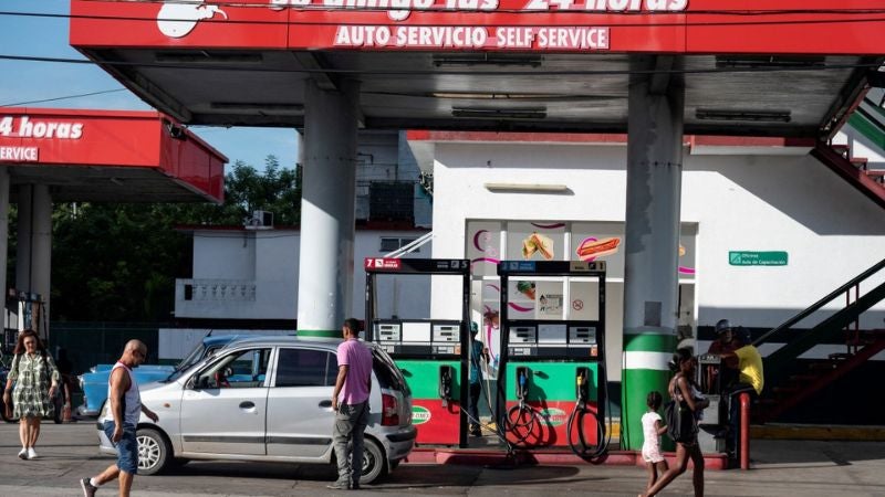 Gobierno cubano precio combustible
