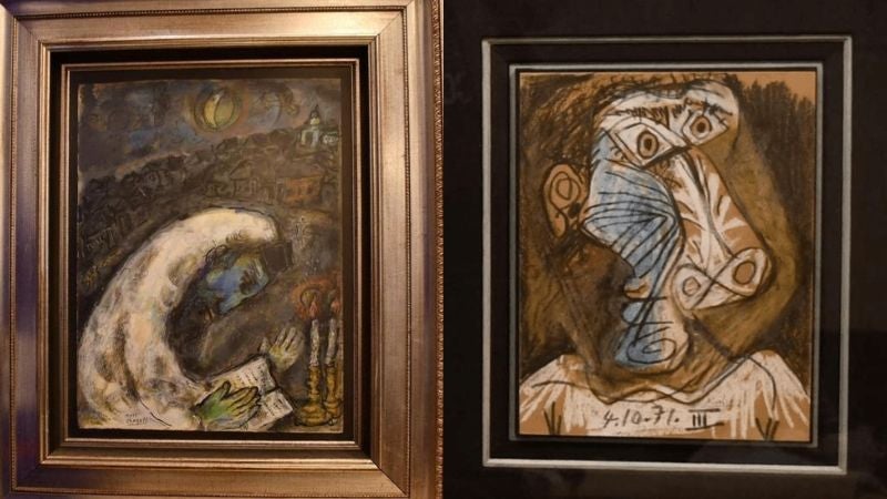 Recuperan Bélgica cuadros Picasso Chagall 