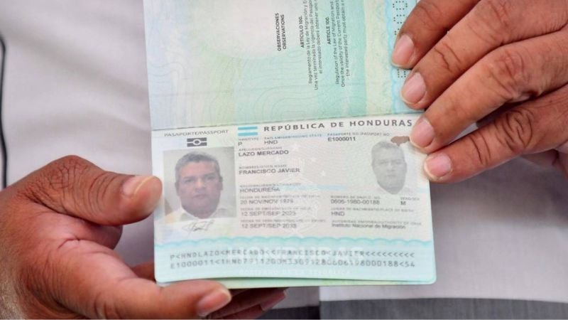 pasaporte Honduras