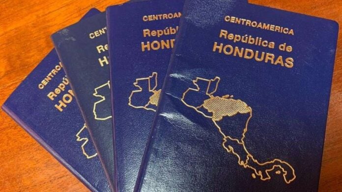 pasaporte Honduras